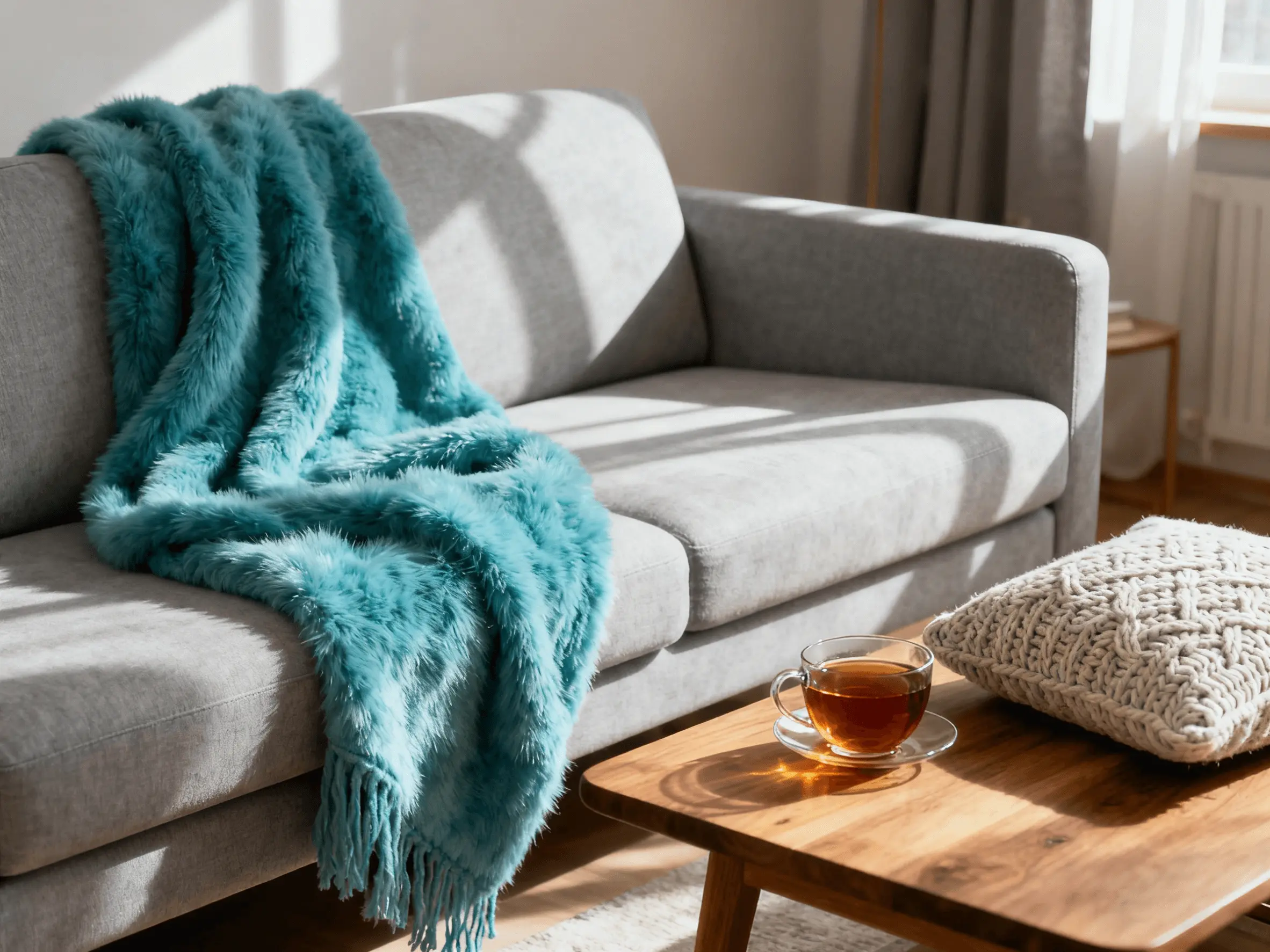 This blanket is incredibly soft and cozy—perfect for chilly nights. It keeps me warm without feeling heavy, and the stitching looks very durable.