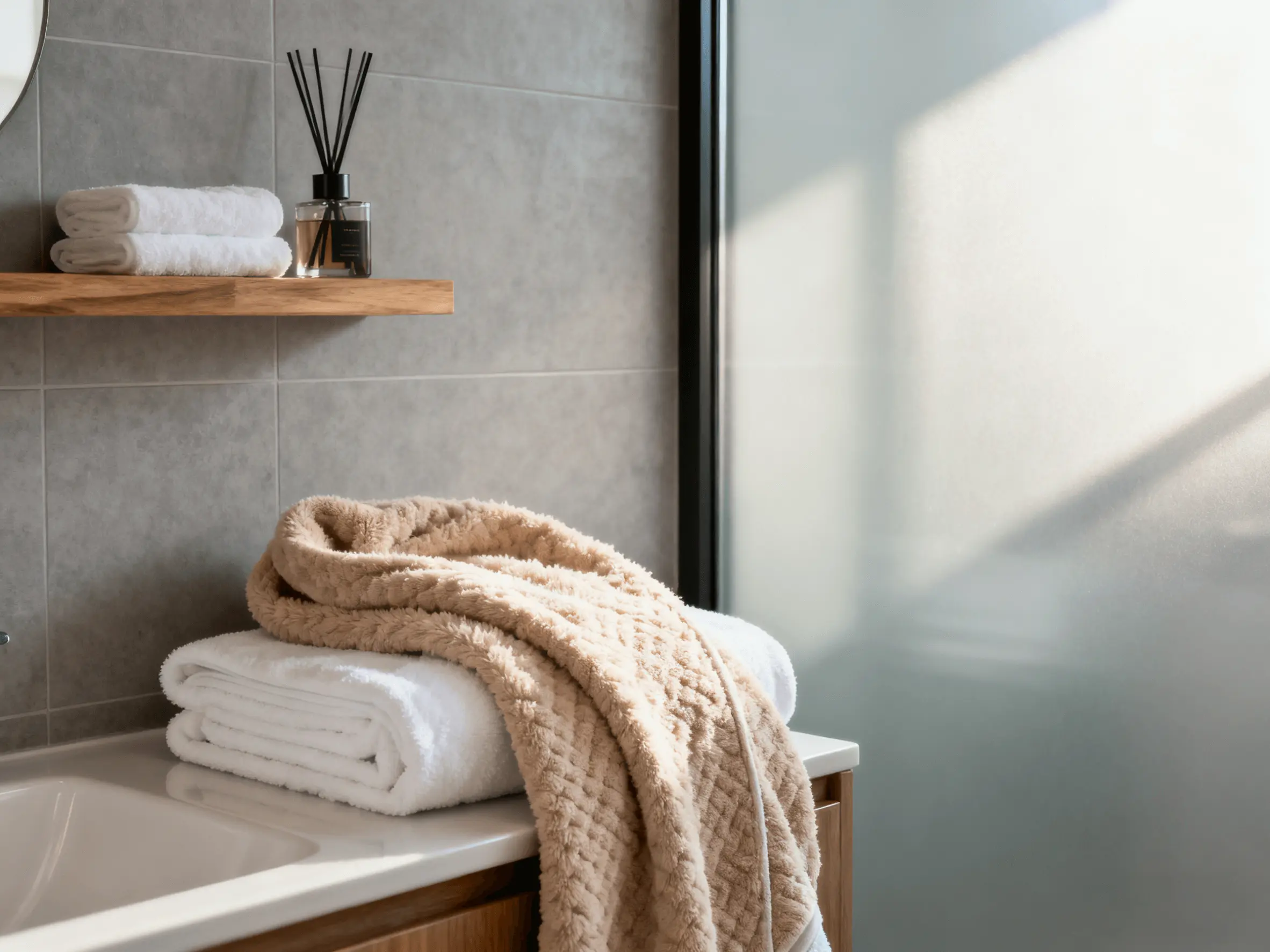 This blanket is incredibly soft and cozy—perfect for chilly nights. It keeps me warm without feeling heavy, and the stitching looks very durable.